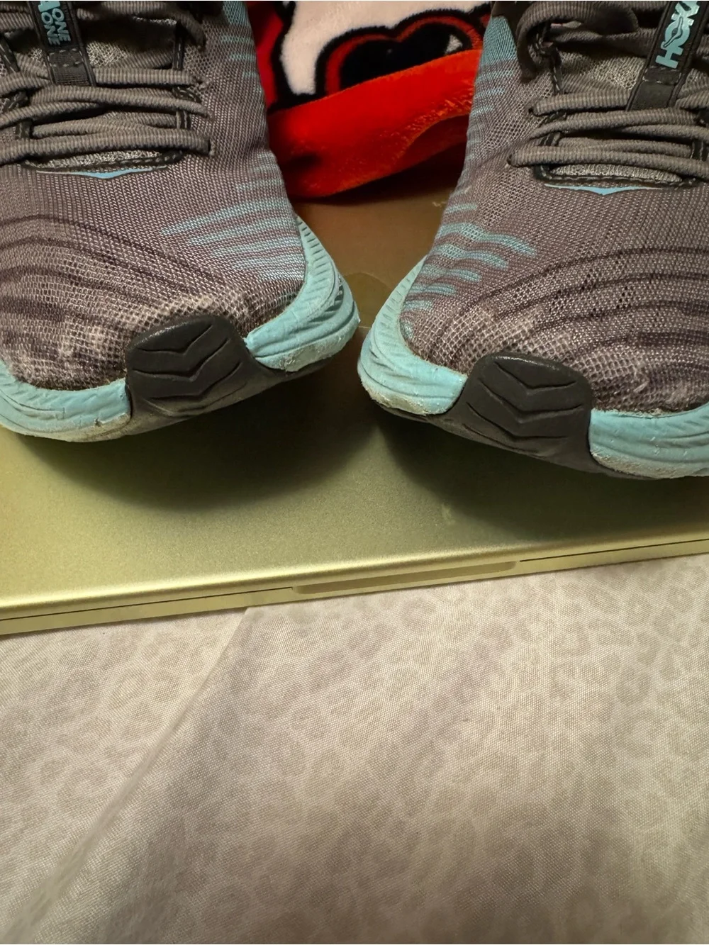 Hoka Women’s Athletic Shoes - Gray with Light Blue